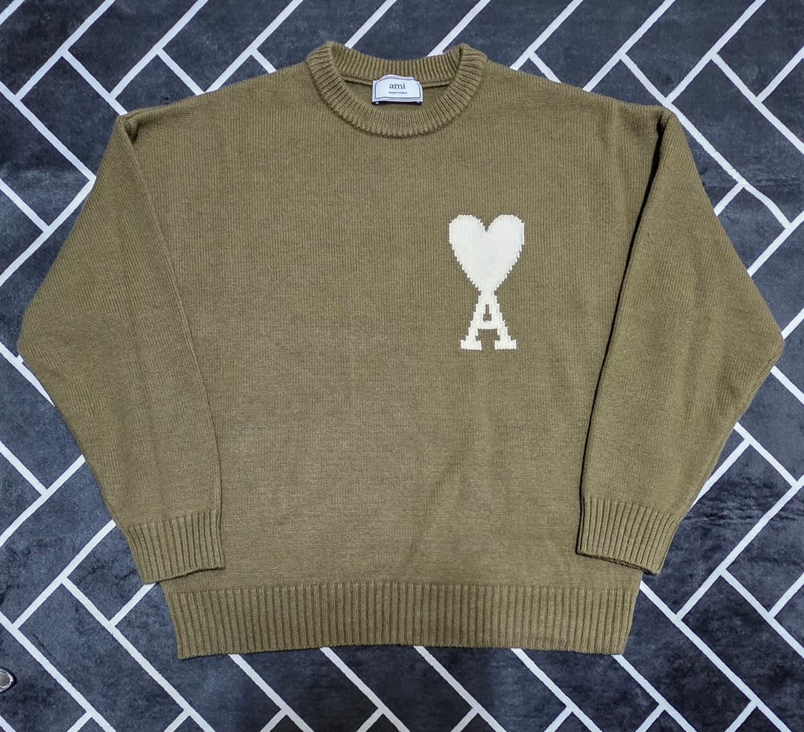 아미 인타르시아 빅로고 니트 상품이미지1