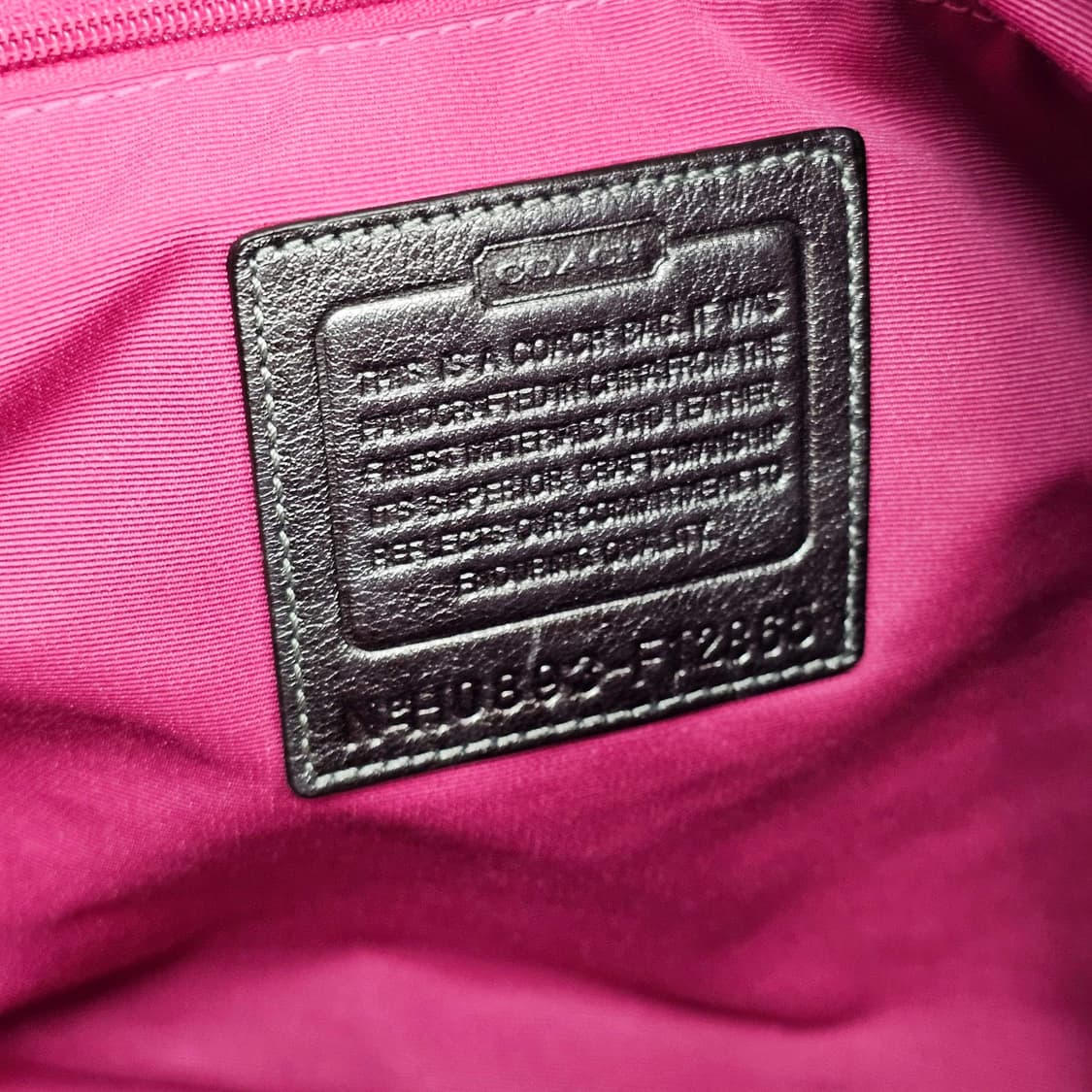 Coach 코치 핑크 패치워크 호보 숄더백 상품이미지8