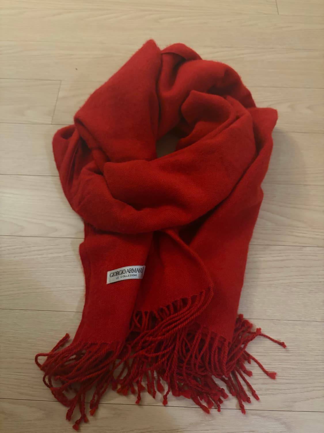 Giorgio Armani Red muffler 상품이미지1