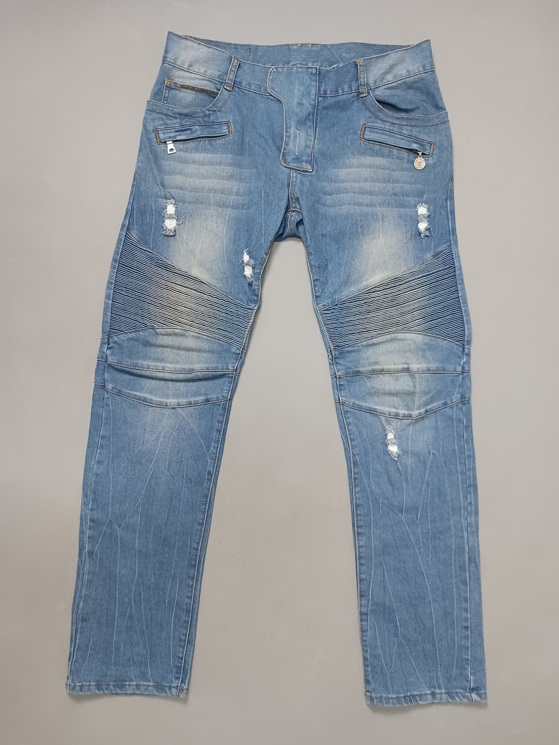 [34] 발망 데미지 바이커진 청바지 상품이미지1