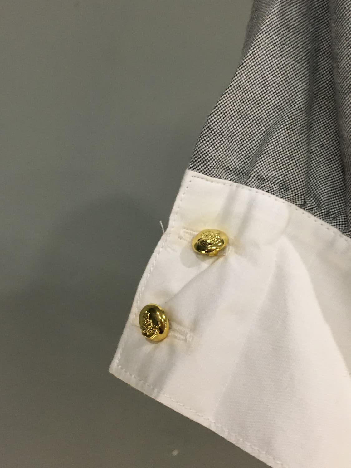 Elegance Contrast Buttoned shirt 상품이미지4