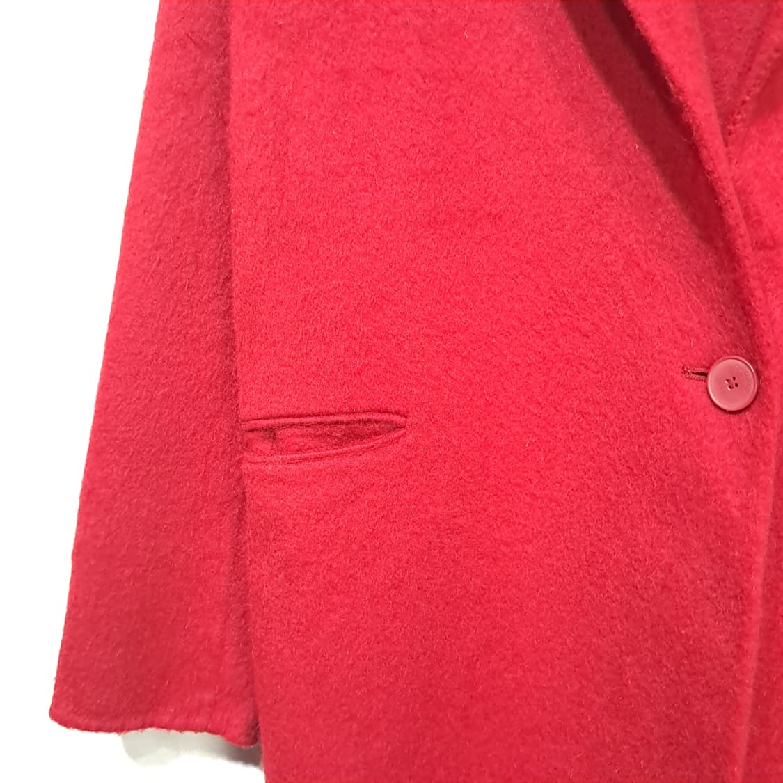 CN939W L 산드로 PARIS 레드 울 롱 코트 상품이미지6