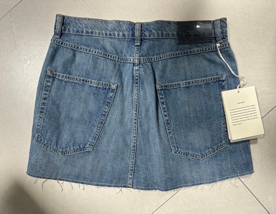 아워레가시 데님 스커트 상품이미지2