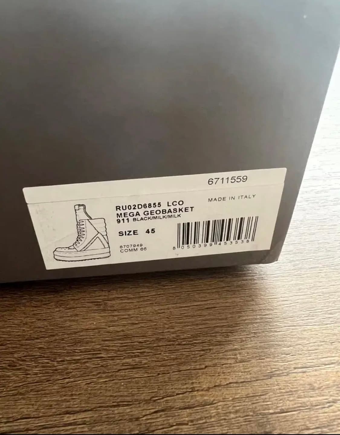 (45)릭 오웬스 메가 지오바스켓 상품이미지7