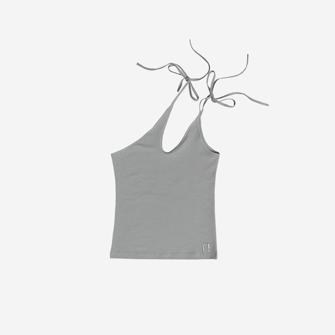 embroidery string sleeveless Layered Top 상품이미지1
