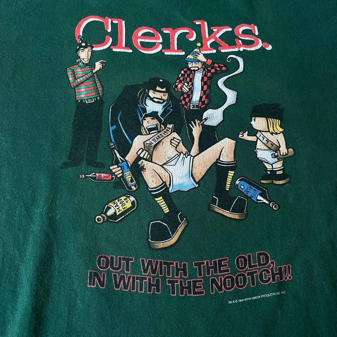 빈티지 90s Clerks 티셔츠 상품이미지3