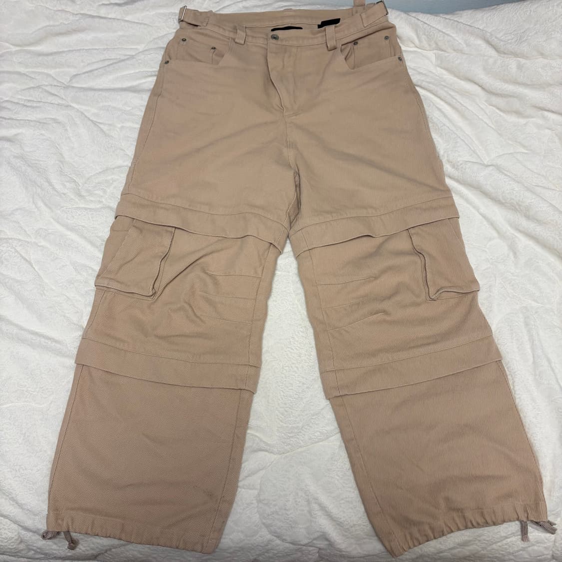 [3]카미엔 타이탄 배기 팬츠 베이지 상품이미지1