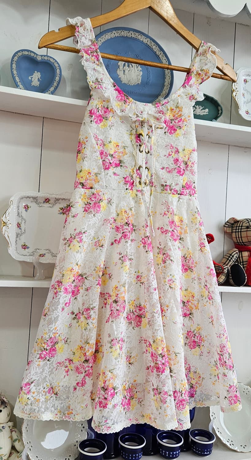 리즈리사 LIZ LISA 플라워 레이스 원피스 상품이미지5