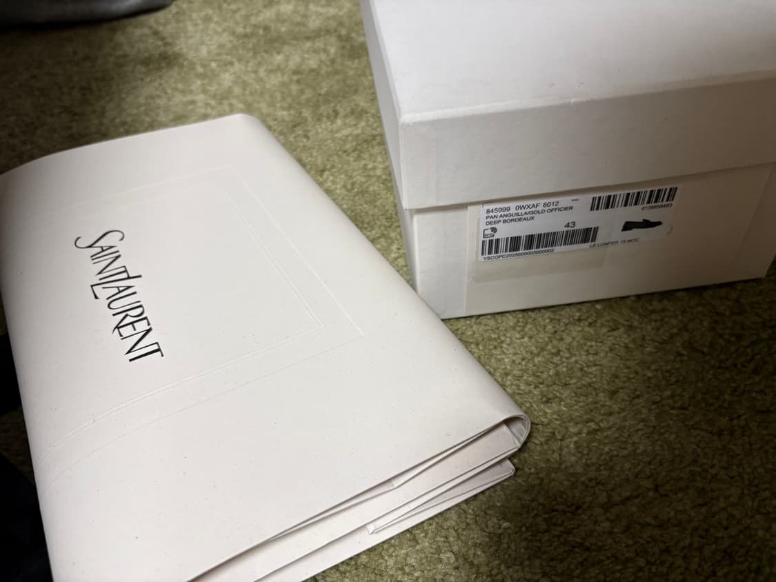 생로랑 25fw 일 스킨 페니로퍼 (풀구성)43 상품이미지7