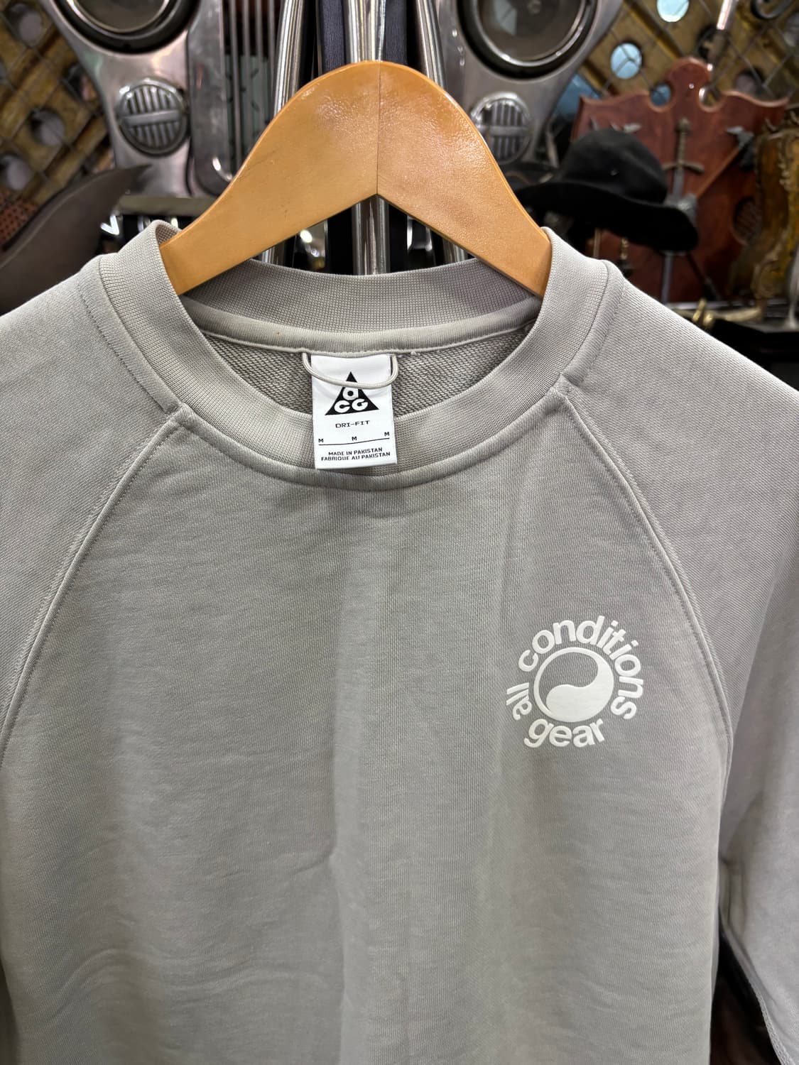 나이키 ACG 드라이핏 숏 슬리브 플리스 크루 티셔츠 상품이미지2