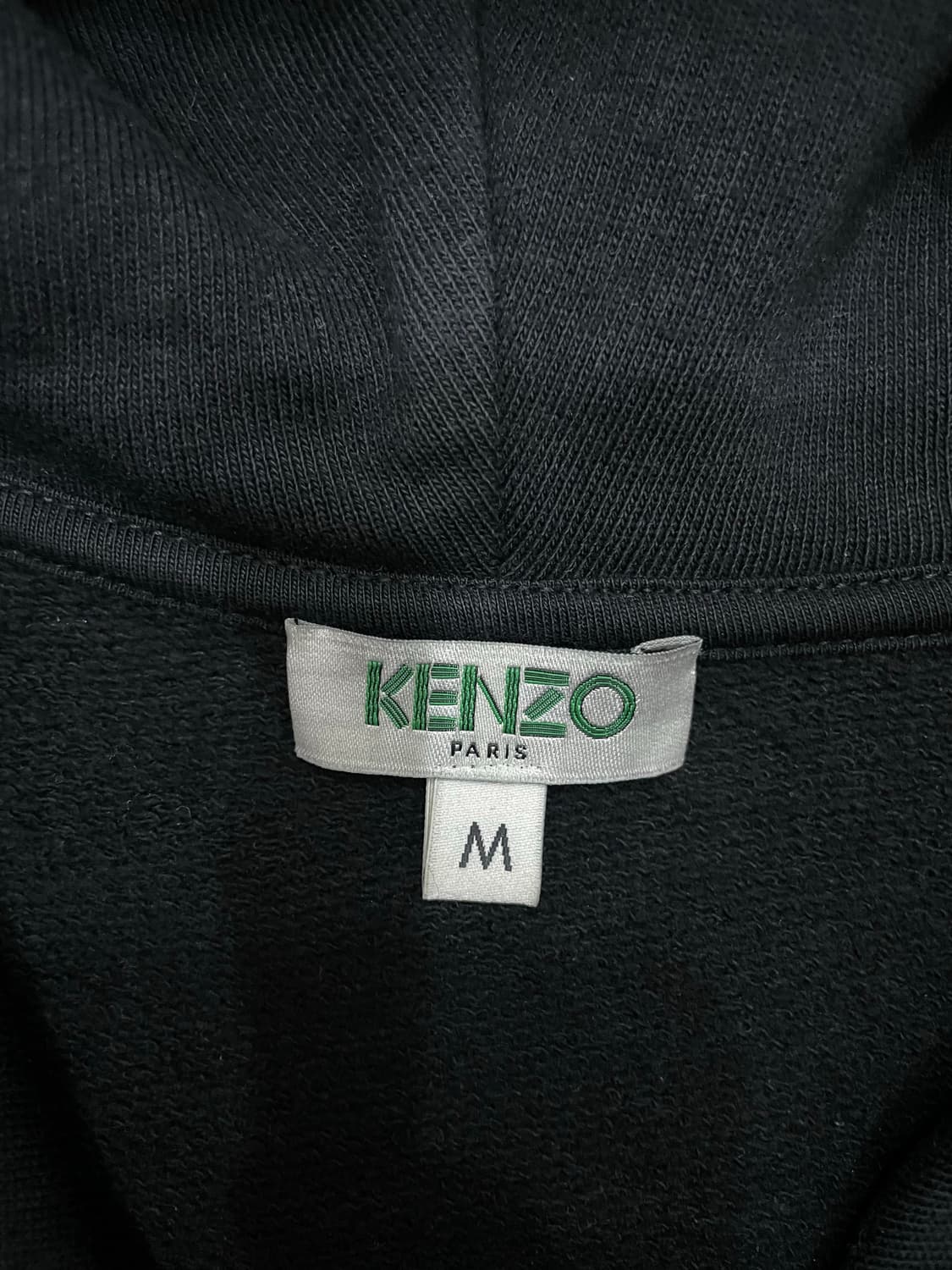 겐조 KENZO 로고 블랙 후드집업 상품이미지7