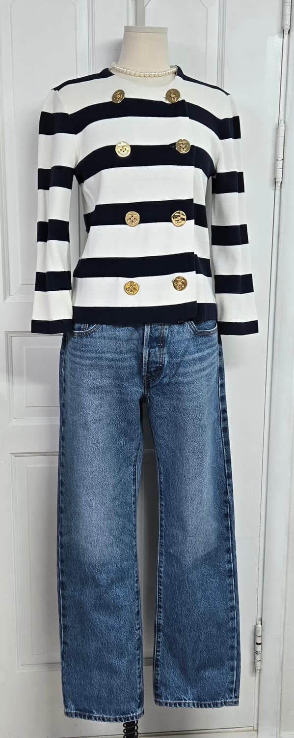 로렌 랄프로렌 마린스트라이프 니트자켓 상품이미지1