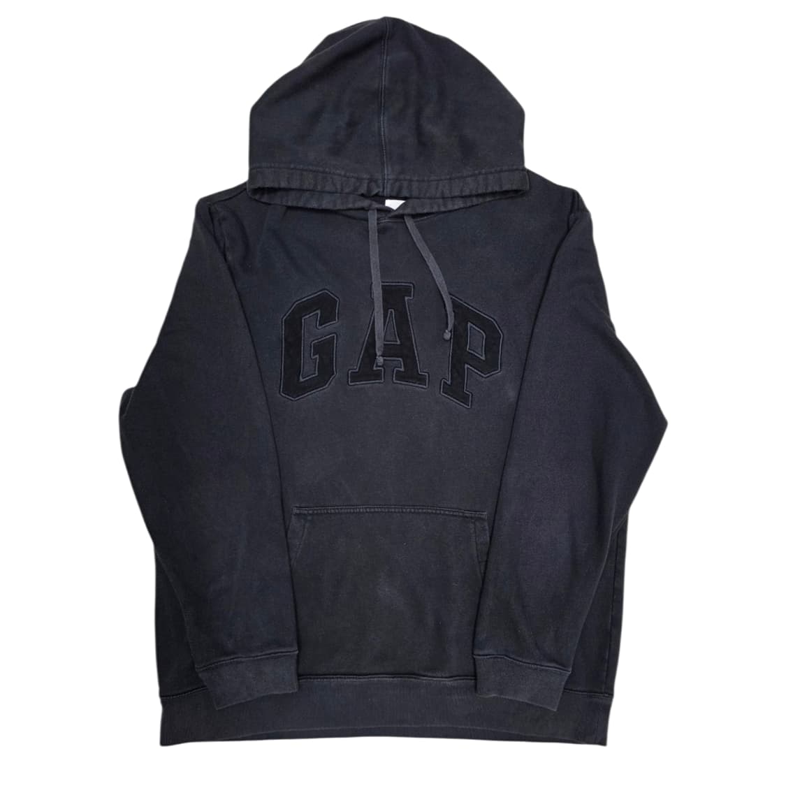 [프립]GAP 로고 후드티 블랙 상품이미지4