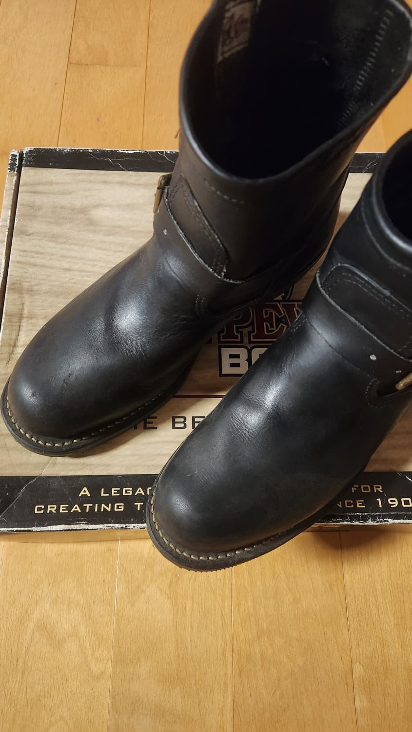 usa 미제 치페와 엔지니어부츠 블랙 8.5E 레드윙 상품이미지3
