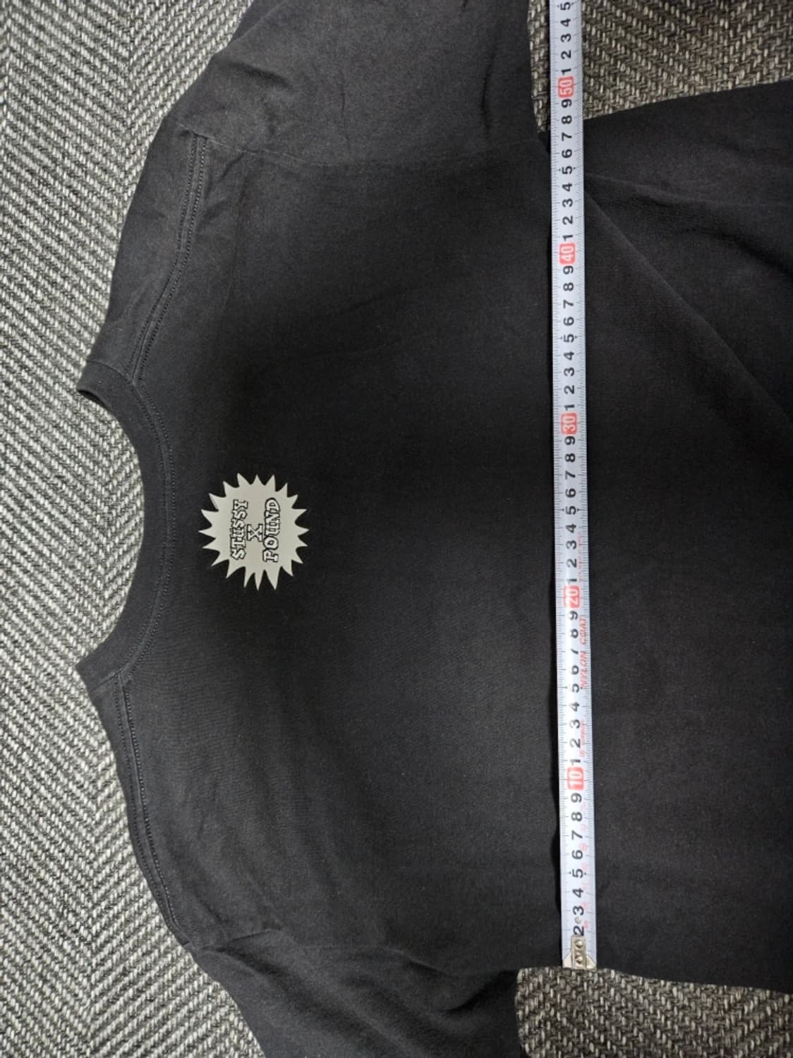 스투시 x 파운드 빈티지 반팔 블랙 상품이미지5