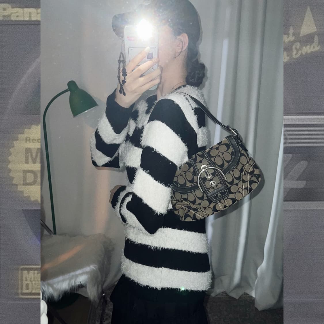 코치 블랙 미니 숄더백 상품이미지5