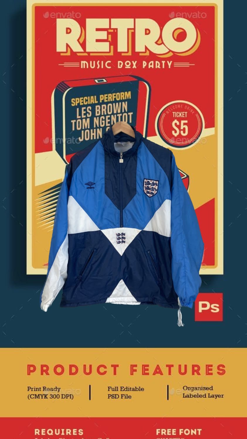 엄브로 잉글랜드 아노락 바람막이 상품이미지1