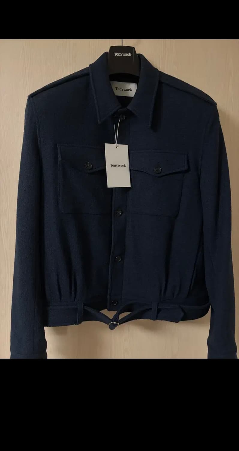 [25FW] 토니웩 울 부클 오피서 자켓 네이비 XL 상품이미지2