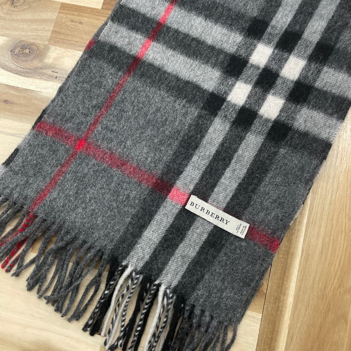 버버리 캐시미어 머플러 목도리 그레이  상품이미지1