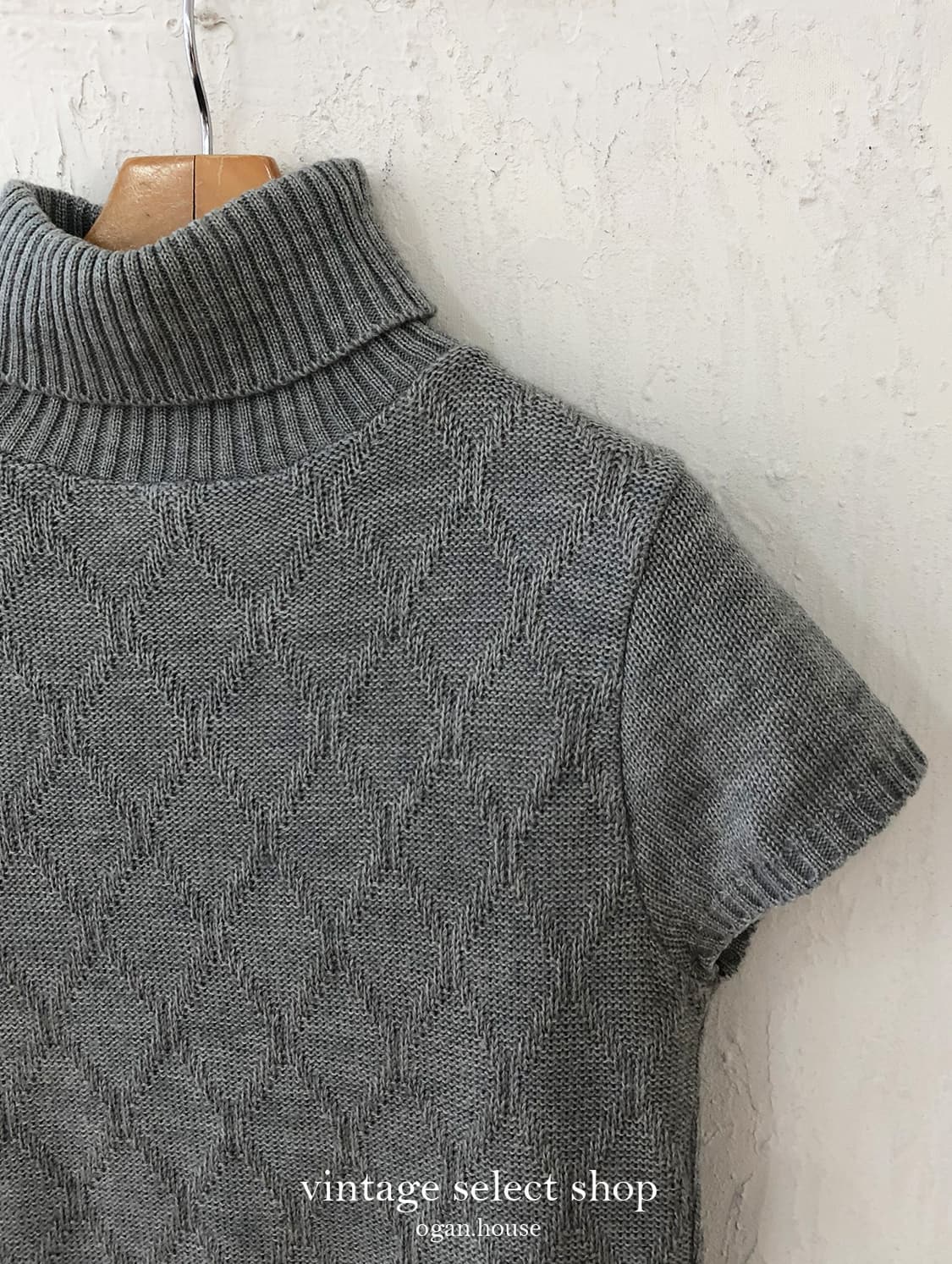 vintage knit short sleeve top 상품이미지2