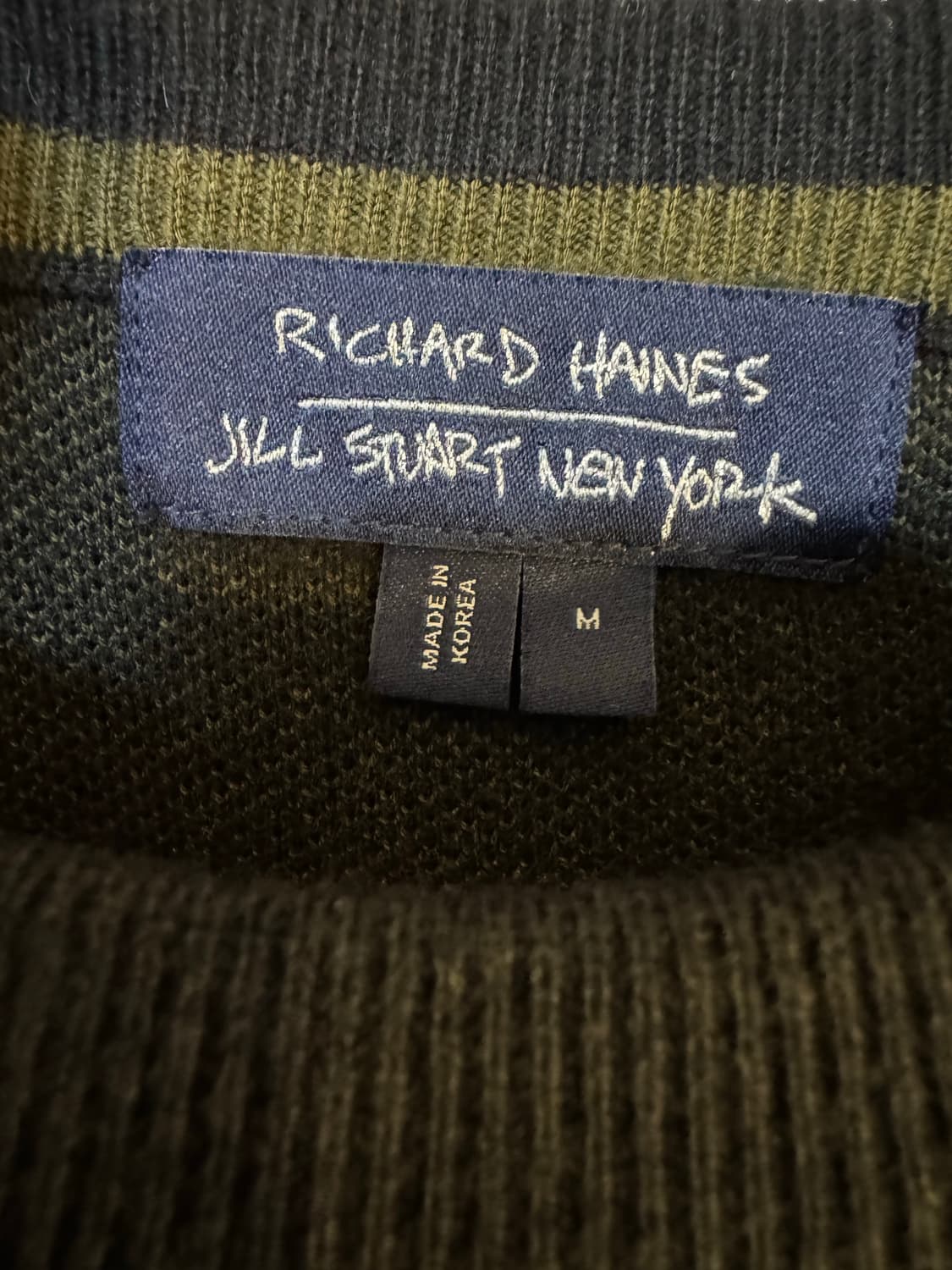 [M]질스튜어트뉴욕 캐시미어 프론트맨 니트 상품이미지4