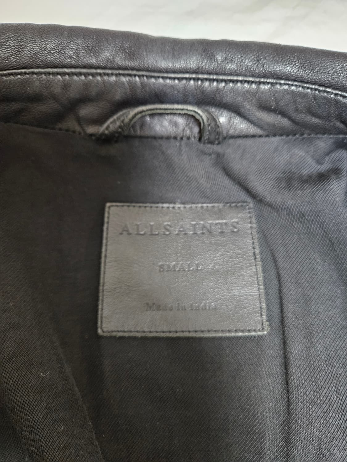 올세인츠 카하와 더블 라이더 자켓, 블랙, S 상품이미지2