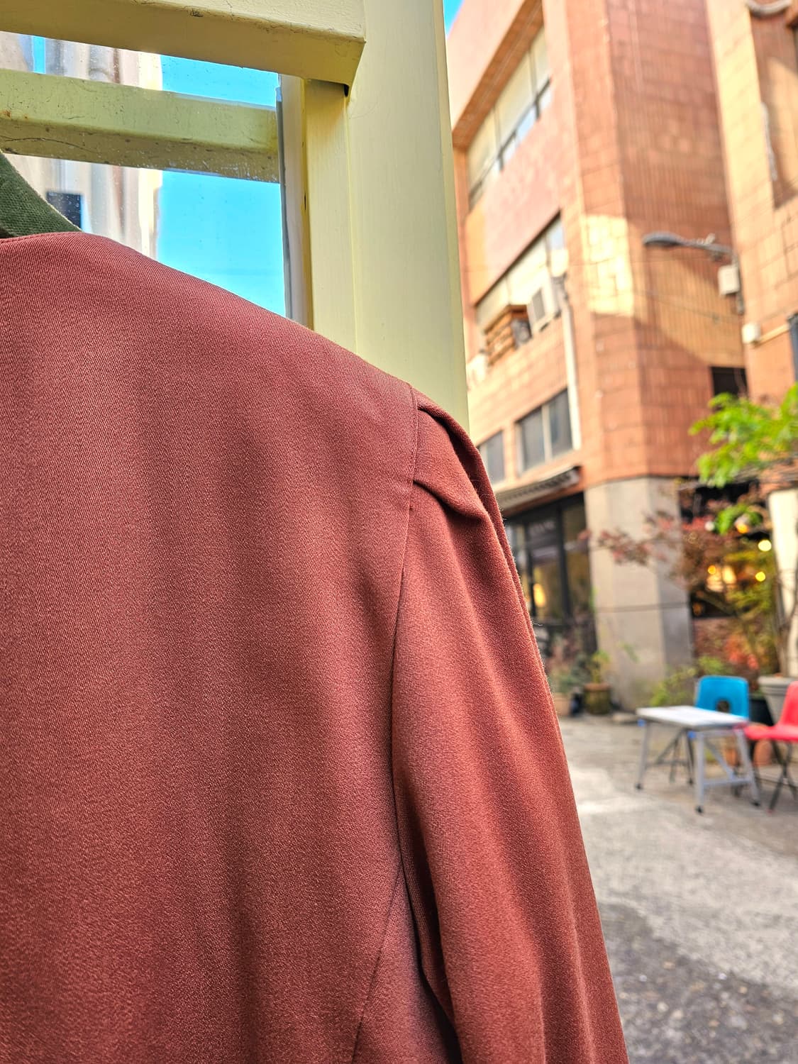 오렌지브라운 빈티지 골드버튼 숏자켓 상품이미지7