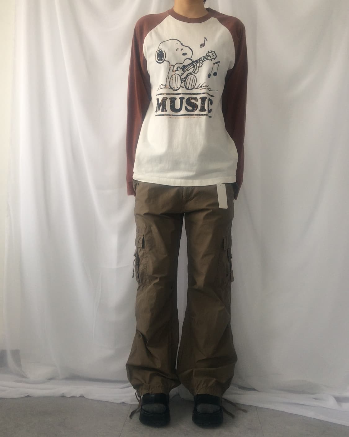 Snoopy printing raglan sleeve 상품이미지5
