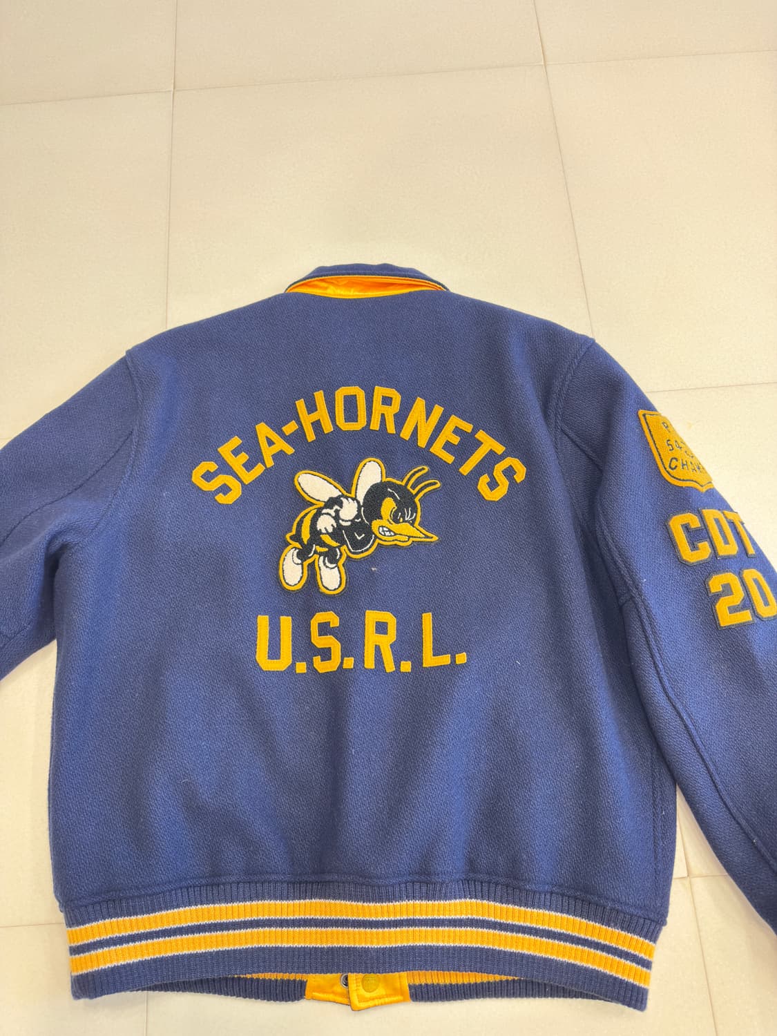 폴로 랄프로렌 리버시블 트윌 새틴 재킷 XL 사이즈 판매합니다 상품이미지2