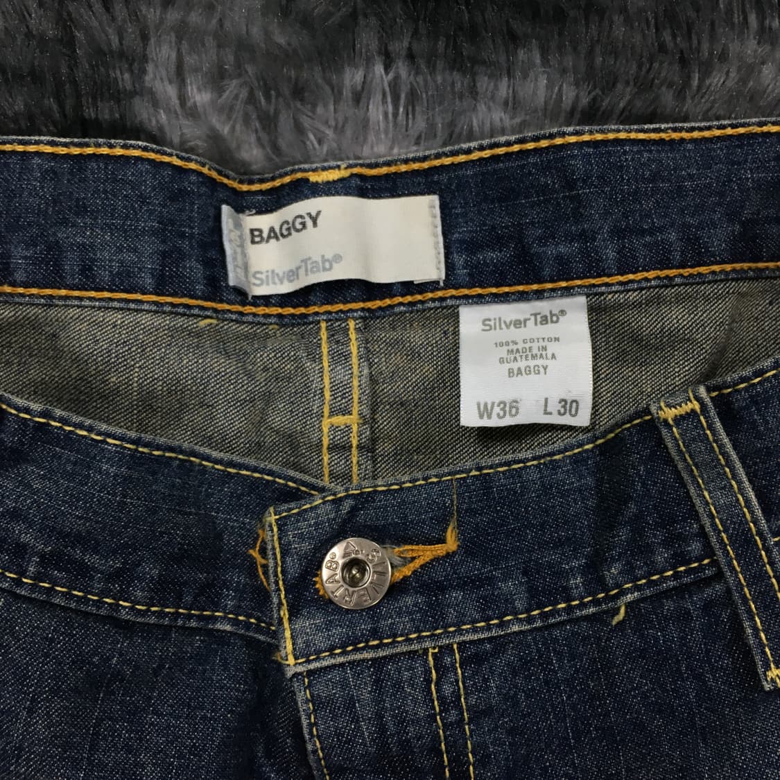 투티/0140 리바이스 실버탭 baggy 청바지 와이드 팬츠 상품이미지4