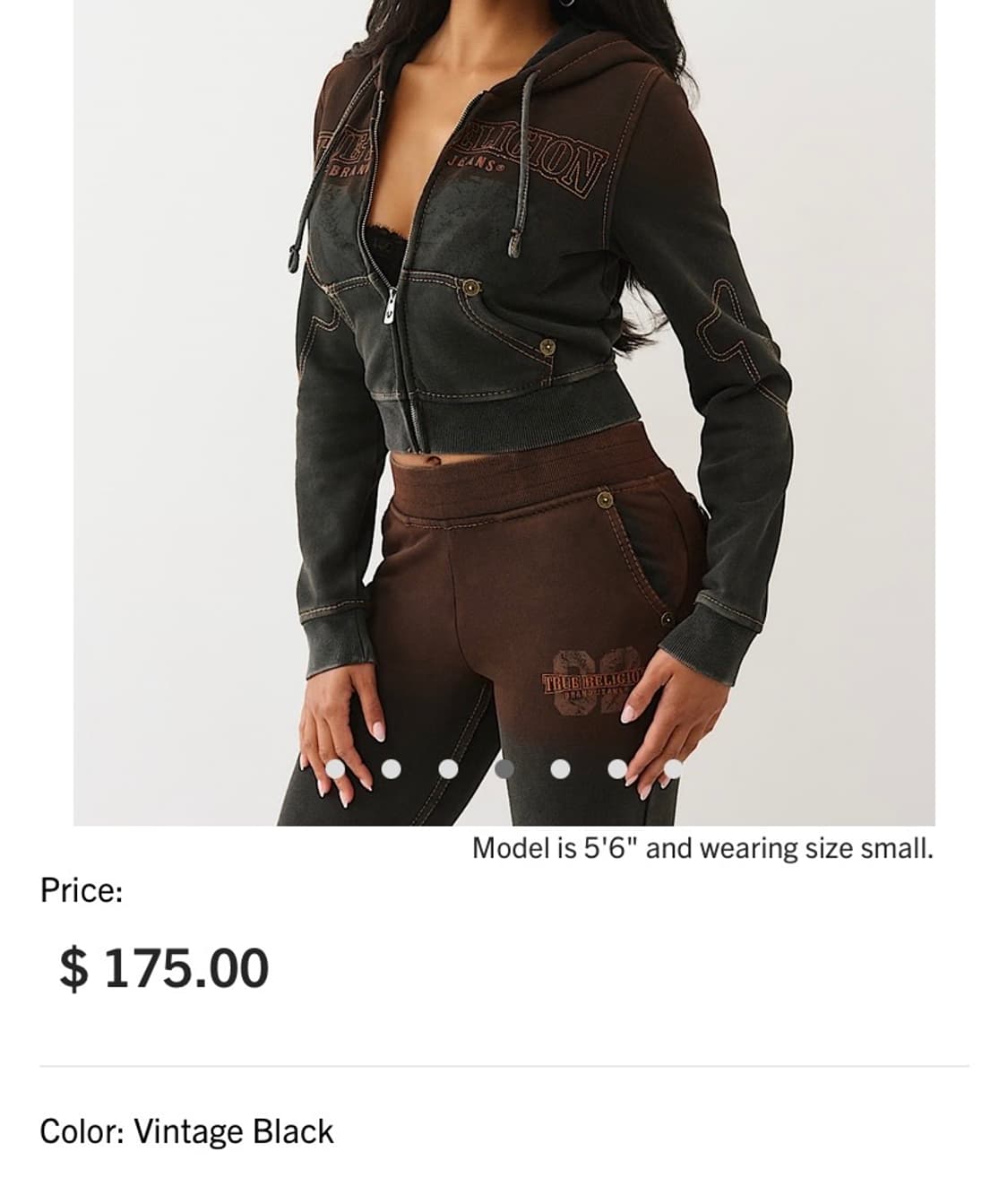 [새제품] 트루 릴리젼 워시드 후드집업 상품이미지8