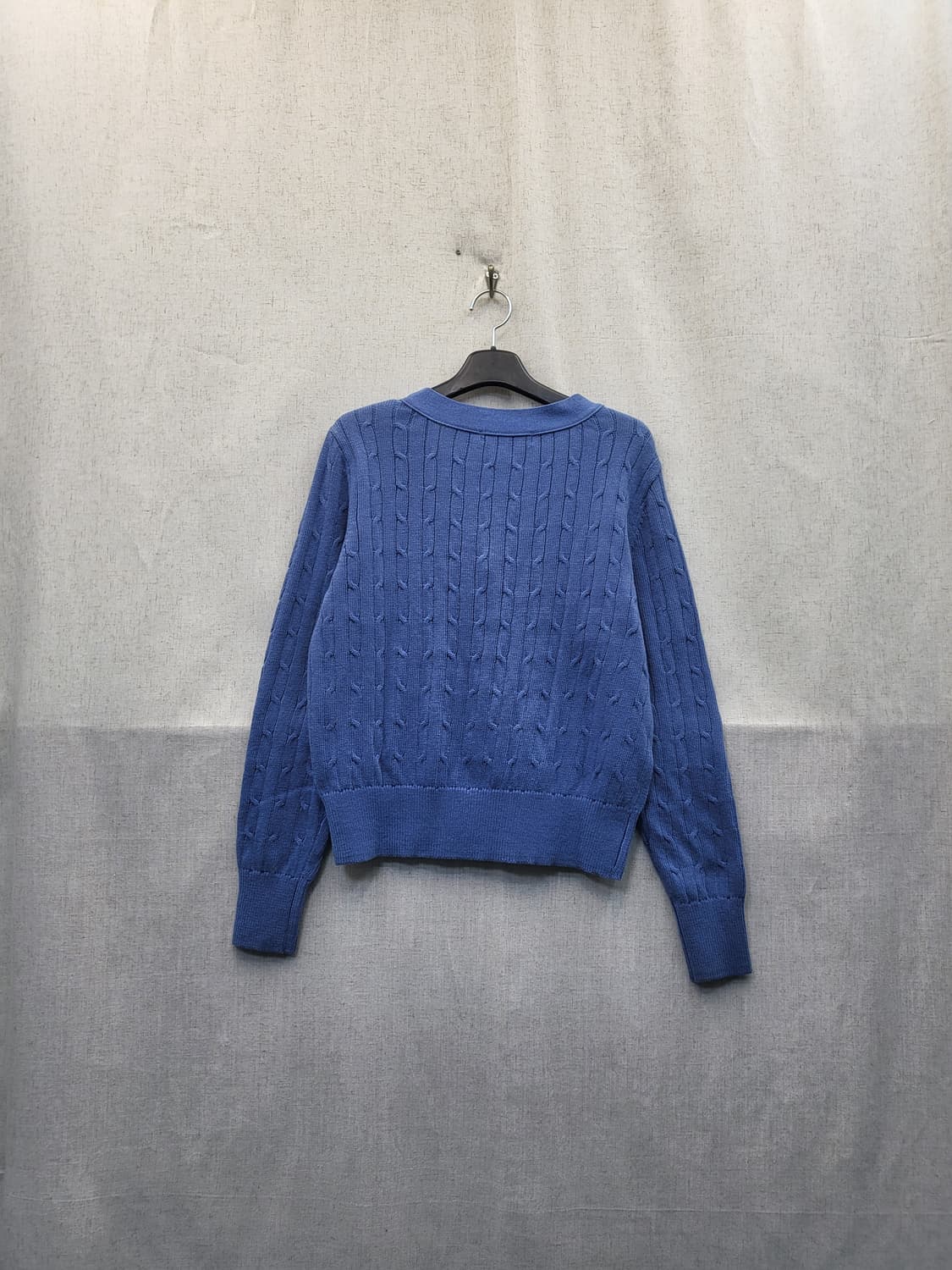 AtG 블루 꽈배기 니트 가디건 상품이미지2