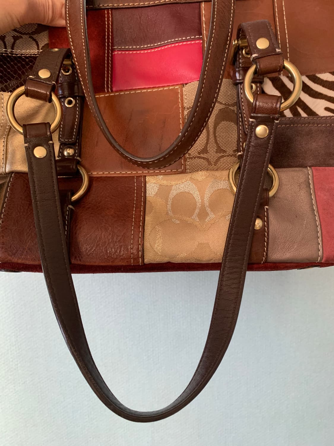 코치 패치워크 토트숄더백 상품이미지10