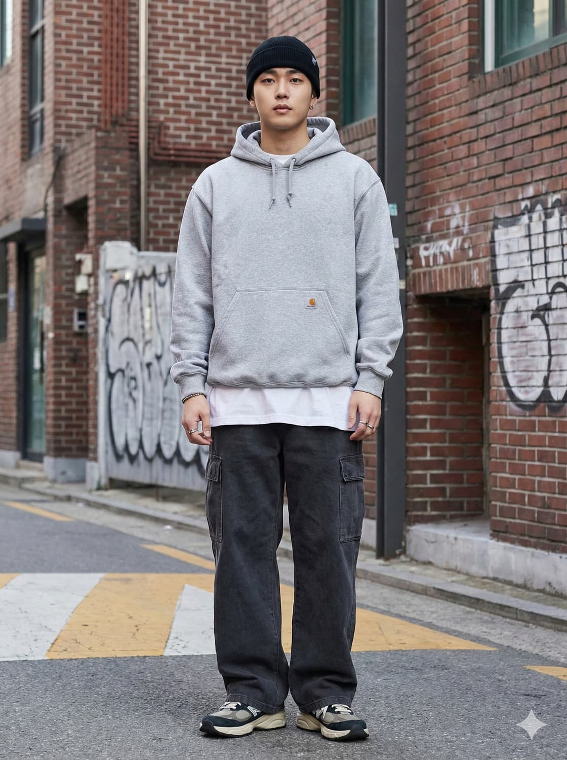 칼하트 K121 미드웨이트 후드티 상품이미지1