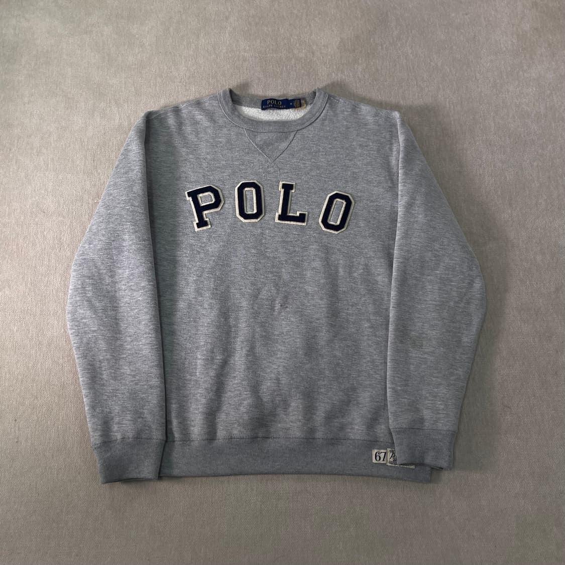 100 폴로랄프로렌 신형라벨 스펠아웃 맨투맨 상품이미지1