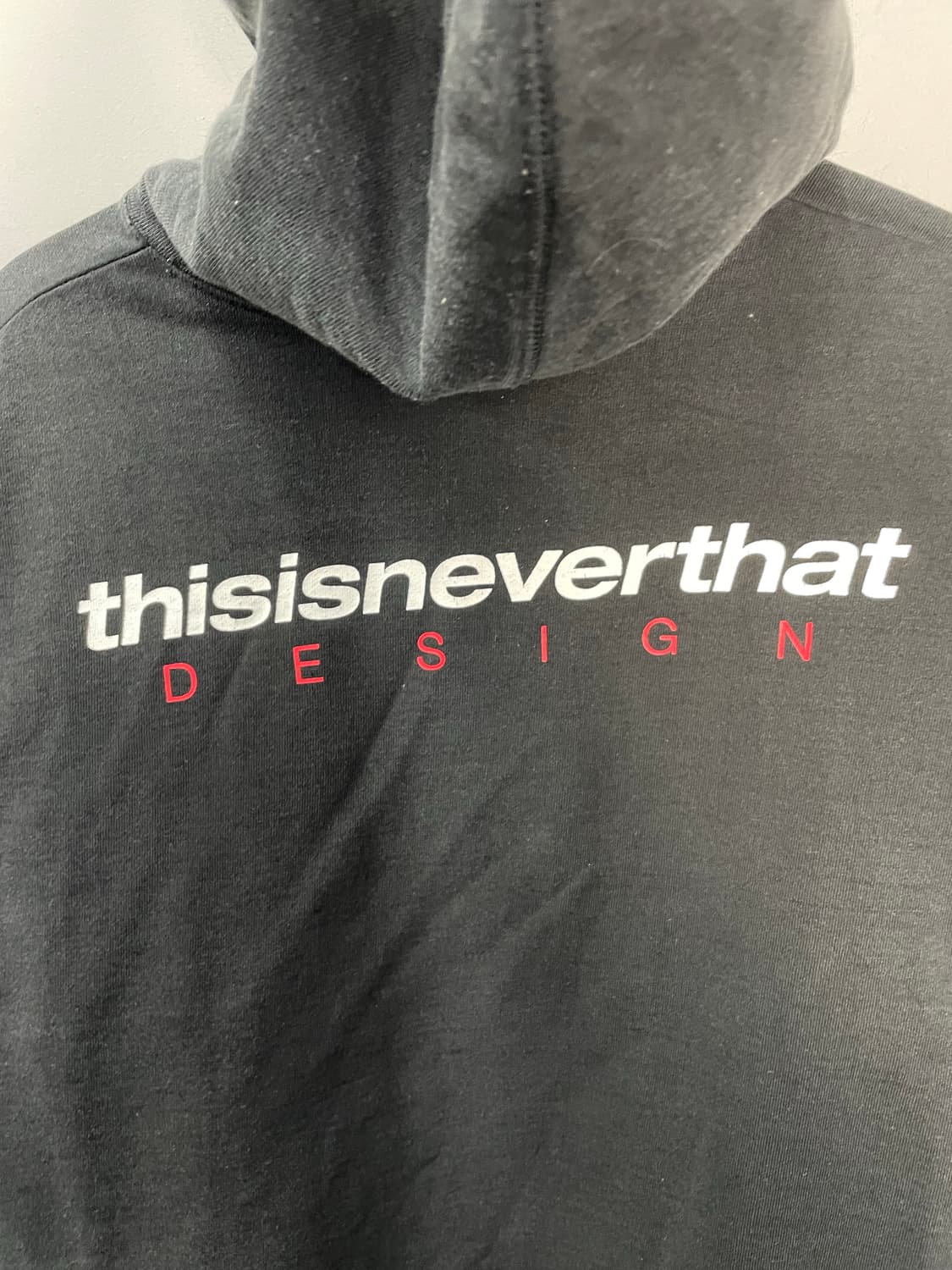 디스이즈네버댓 블랙 로고프린팅 후드티 H1081 상품이미지6