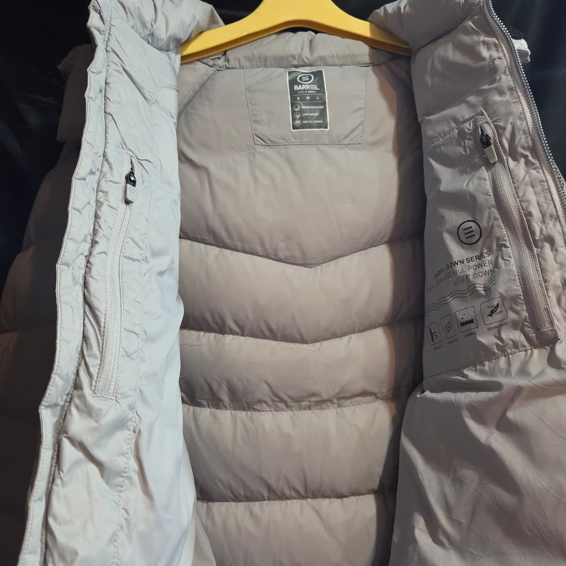 배럴 덕다운 후드 롱 패딩 상품이미지4