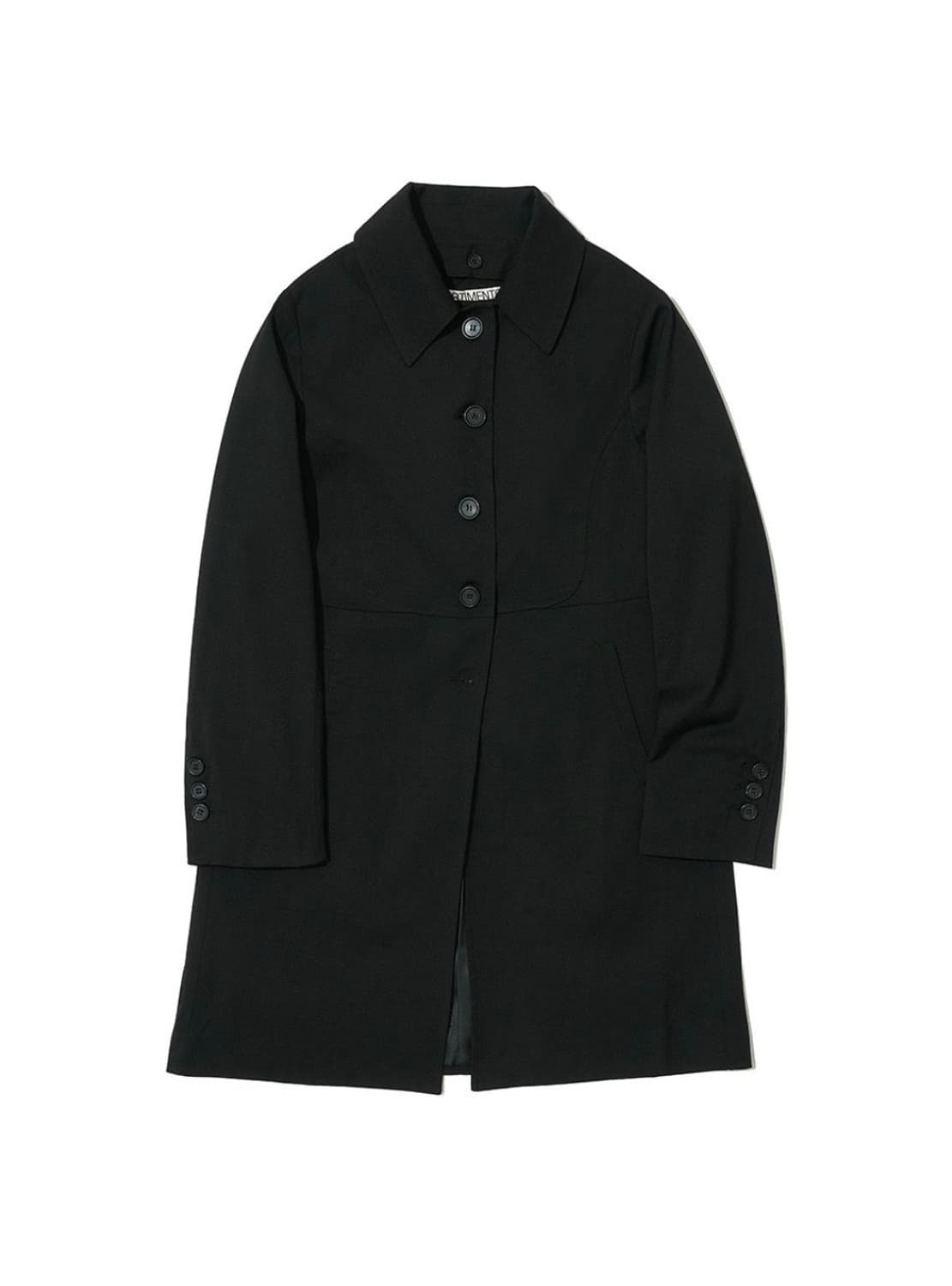 2WAY CLASSIC HALF SHORT COAT_BLACK 상품이미지1