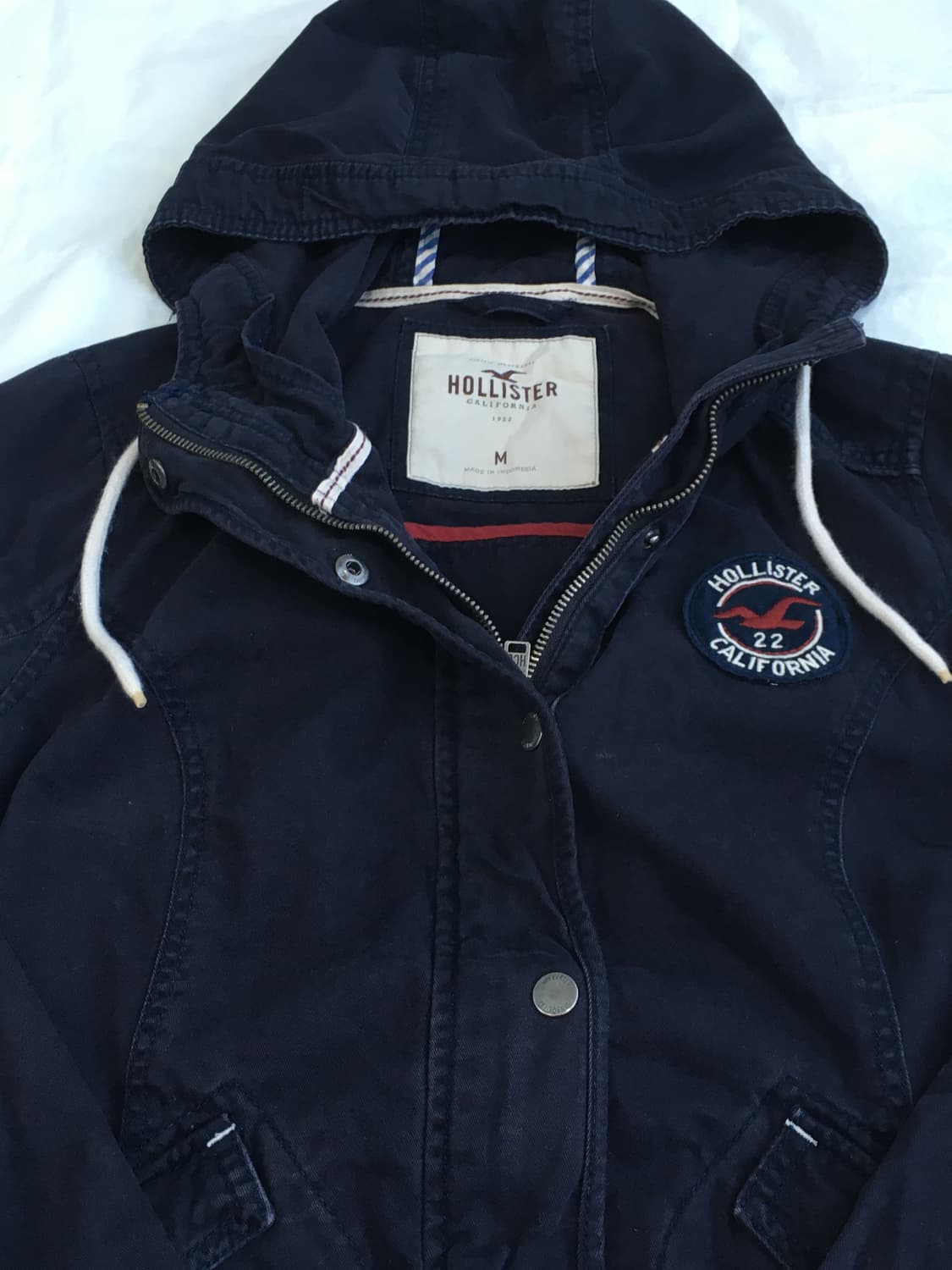 홀리스터 네이비 면자켓 상품이미지3