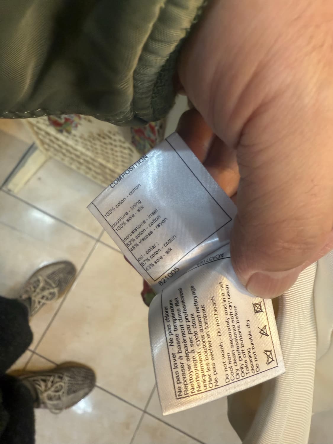 34/44-55 정품 샤넬 자켓 팝니다 상품이미지5