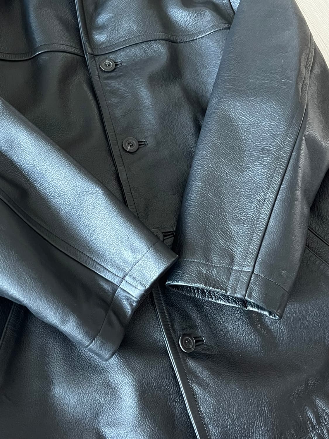 빈티지 제이크루 레더 카코트 상품이미지4