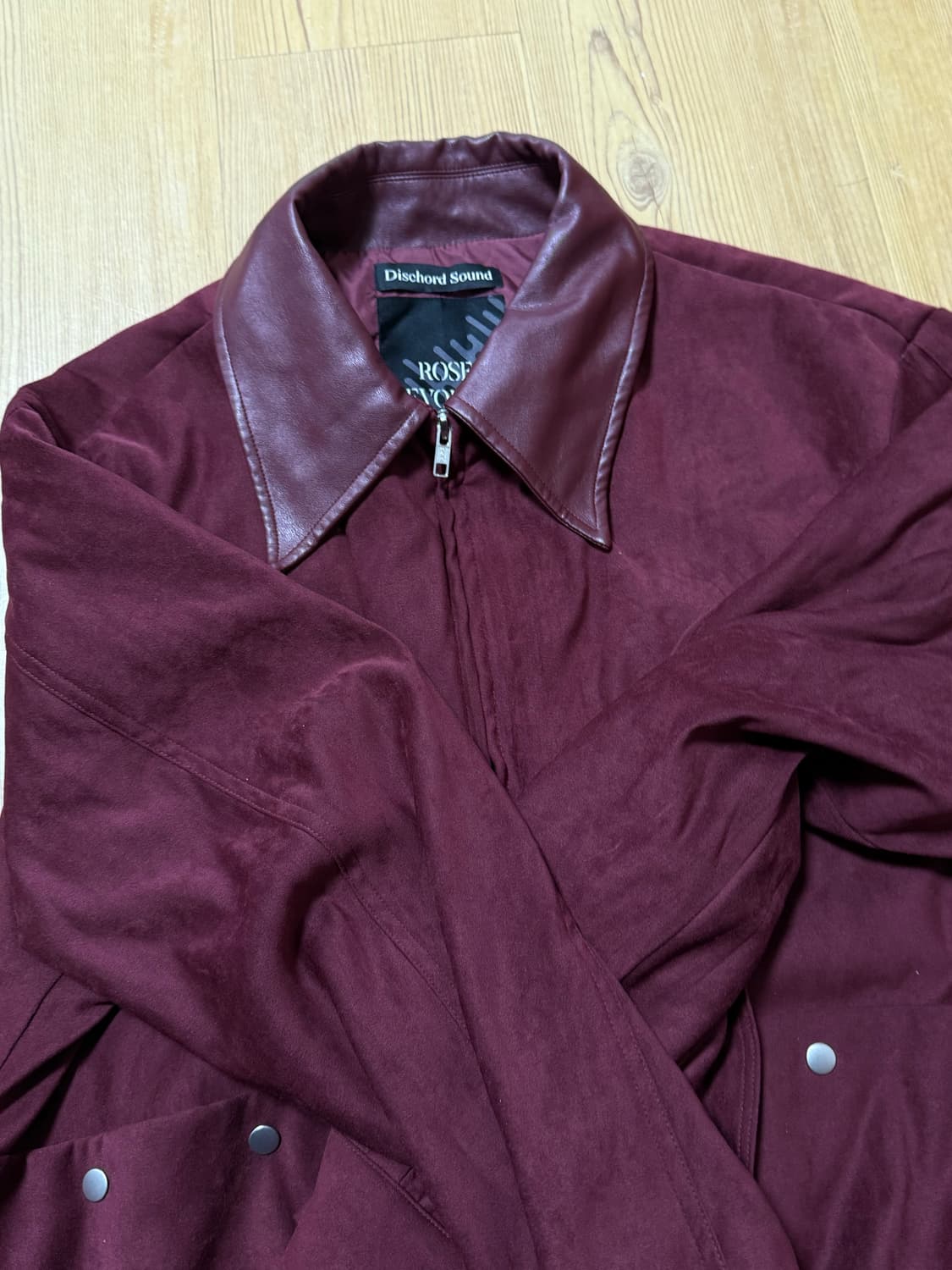 디스코드사운드 버건디 레니 블루종 상품이미지2