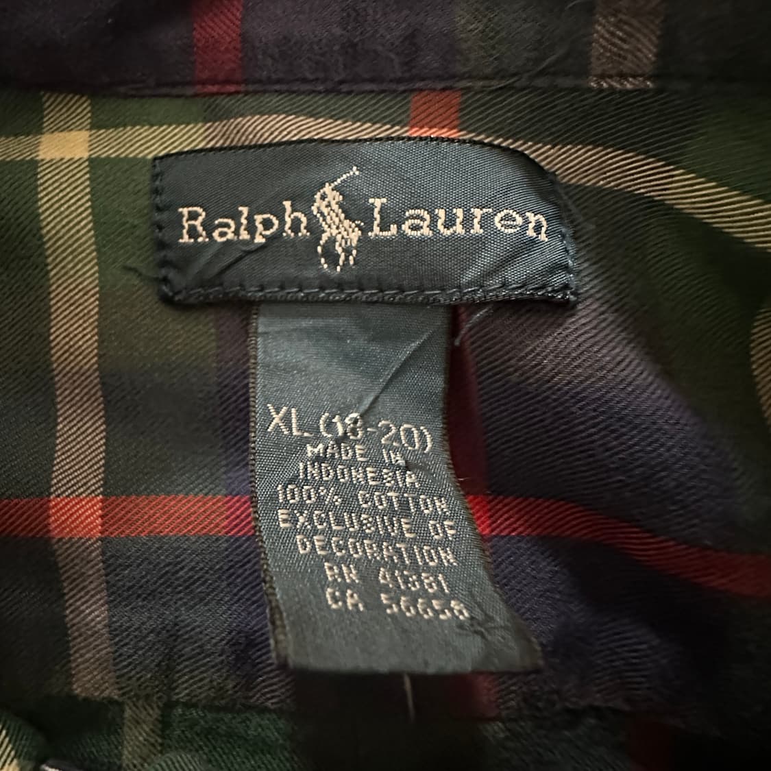 POLO RALPH LAUREN check shirt 상품이미지4