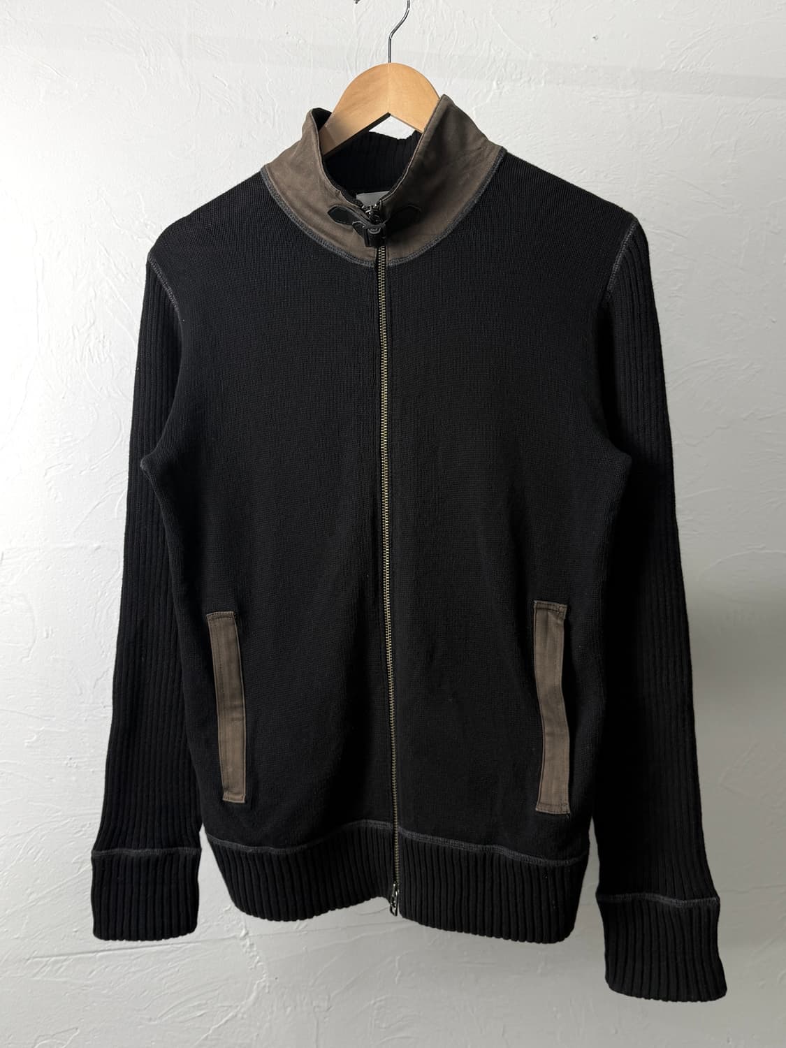 타케오 키쿠치 버클 투웨이 니트 집업 상품이미지2