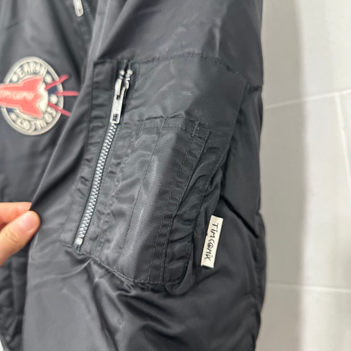 팀코믹스 패치 MA-1 투웨이 자켓 상품이미지6