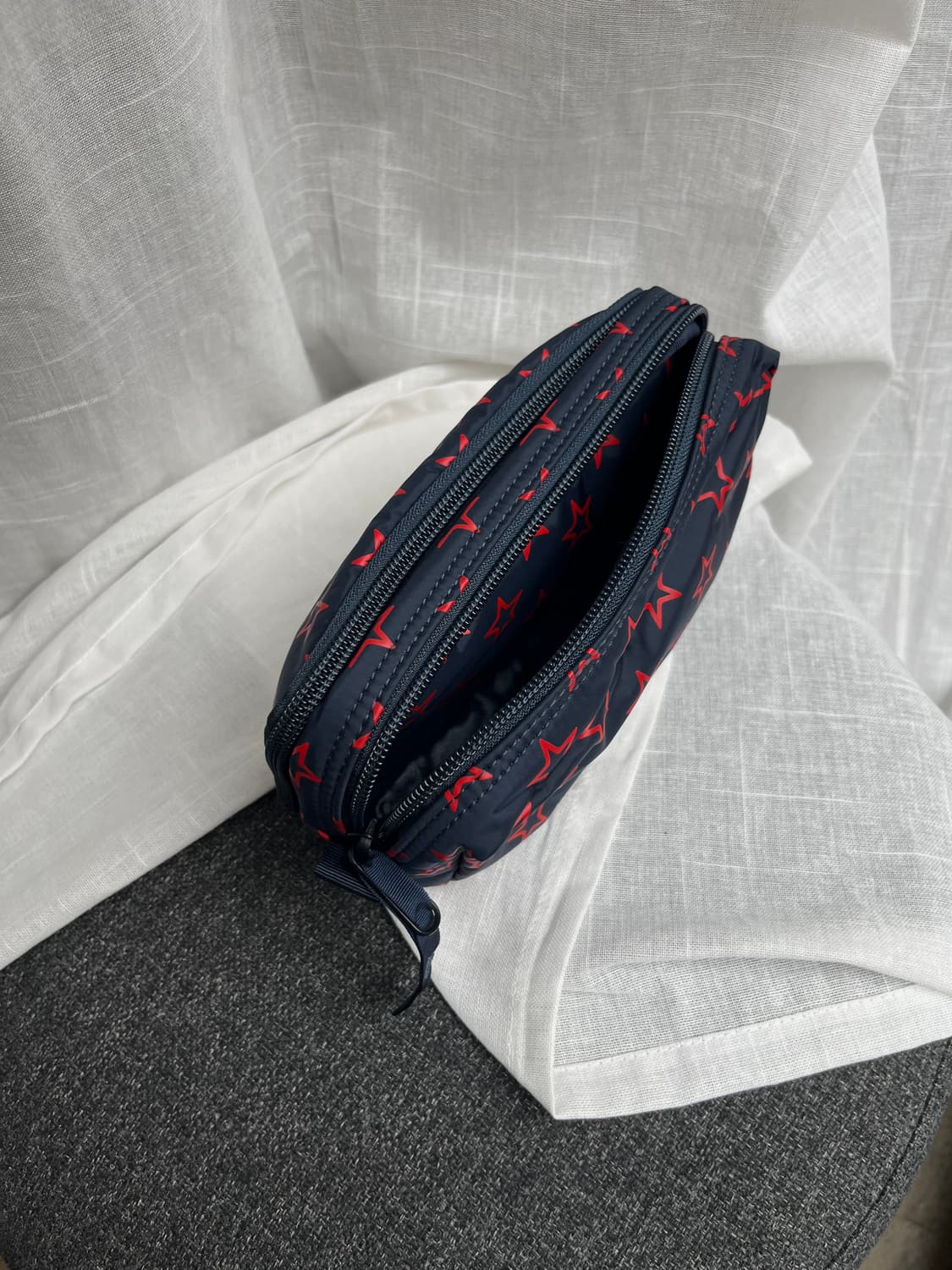 Porter 포터 별 패턴 파우치 네이비 상품이미지9