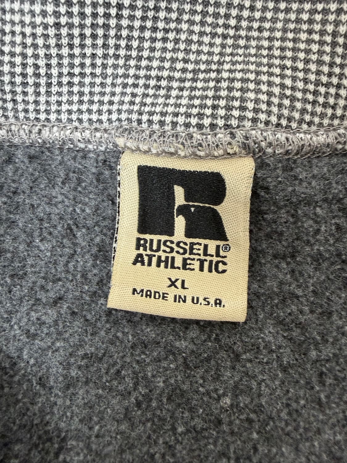 90s Russell Thermal Quarter Sweatshirt  상품이미지3