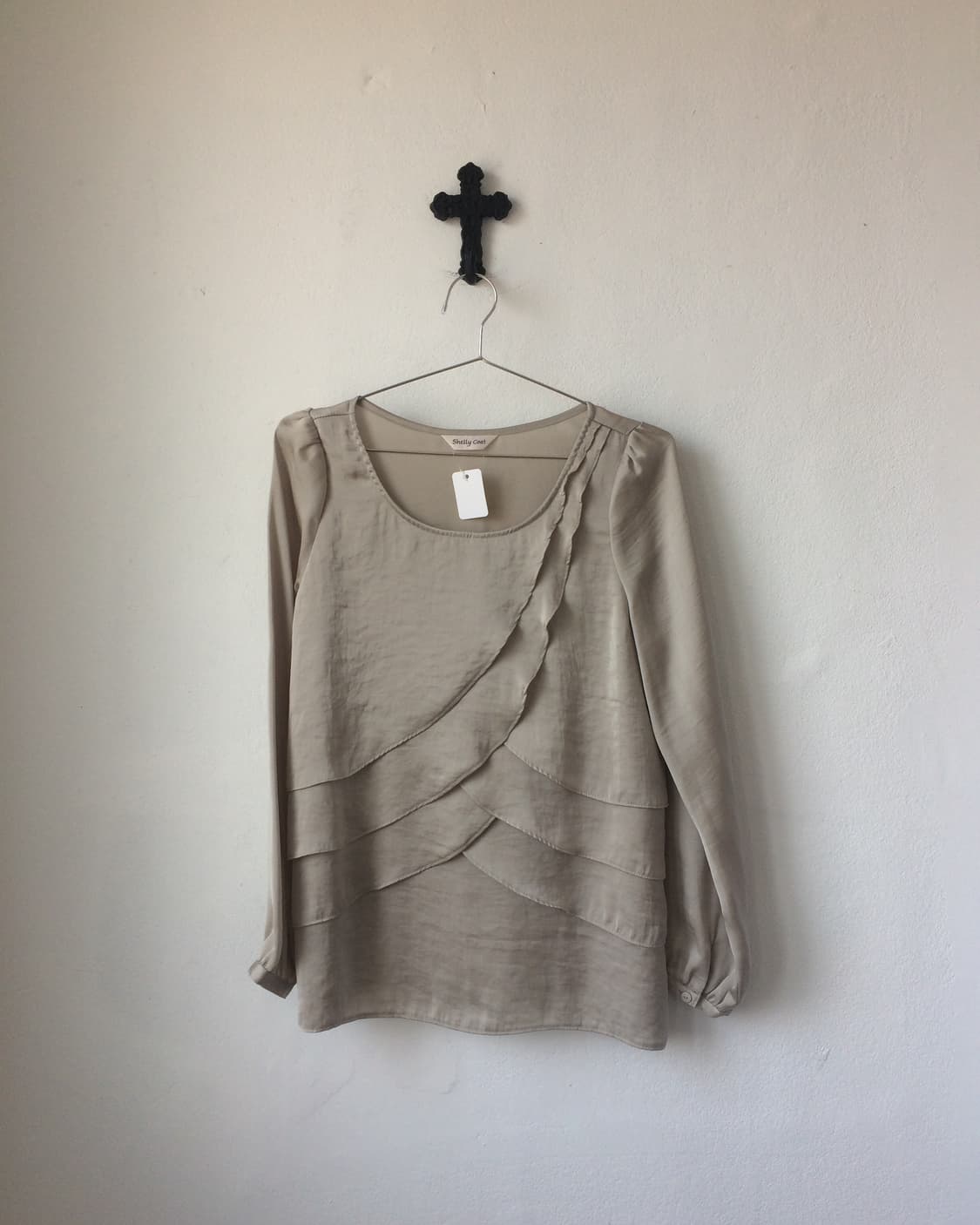 Layer point blouse 상품이미지2