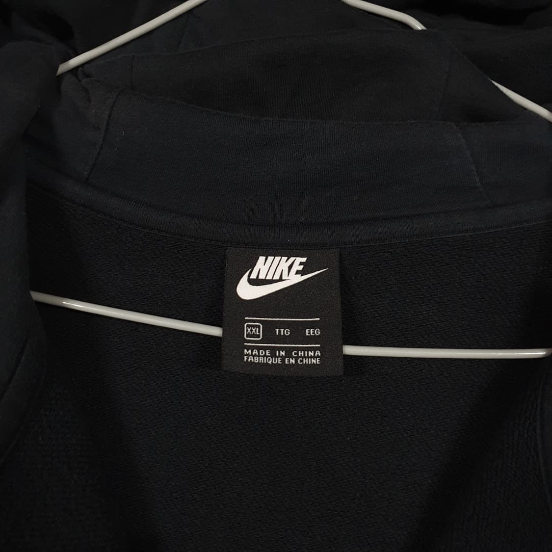 110 (2XL) 나이키 더블 스우시 레터링 후드집업 블랙 레드 그린 상품이미지6