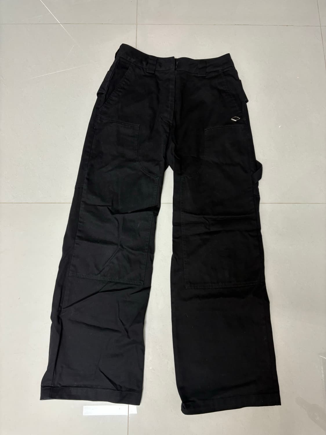 미스치프 에이프런 포켓 워크팬츠 블랙  상품이미지4